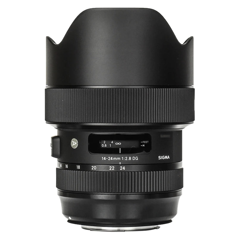 Sigma 14-24mm f2.8 dg hsm arte lente quadro completo slr câmera 14-24mm grande angular lente de zoom para montagem canon ou montagem nikon