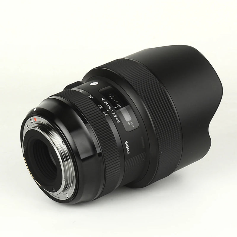 Sigma 14-24mm f2.8 dg hsm arte lente quadro completo slr câmera 14-24mm grande angular lente de zoom para montagem canon ou montagem nikon