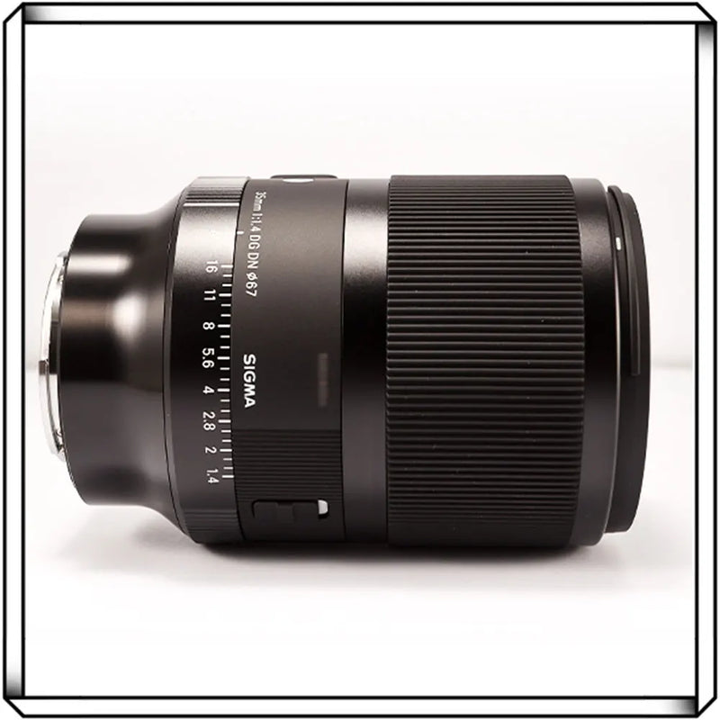 Sigma 35mm f1.4 dg dn arte lente quadro completo micro único 35mm f1.4 lente para sony e montagem ou l montagem
