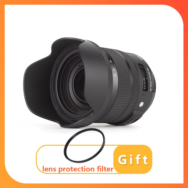 Sigma Art Lens para Canon Mount, Nikon Mount, 24-70mm, f/2.8, DG OS, HSM