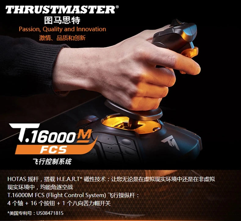 Simulado Single Hand Flight Rocker Throttle, Mastro T16000m, DCS t16, fsx