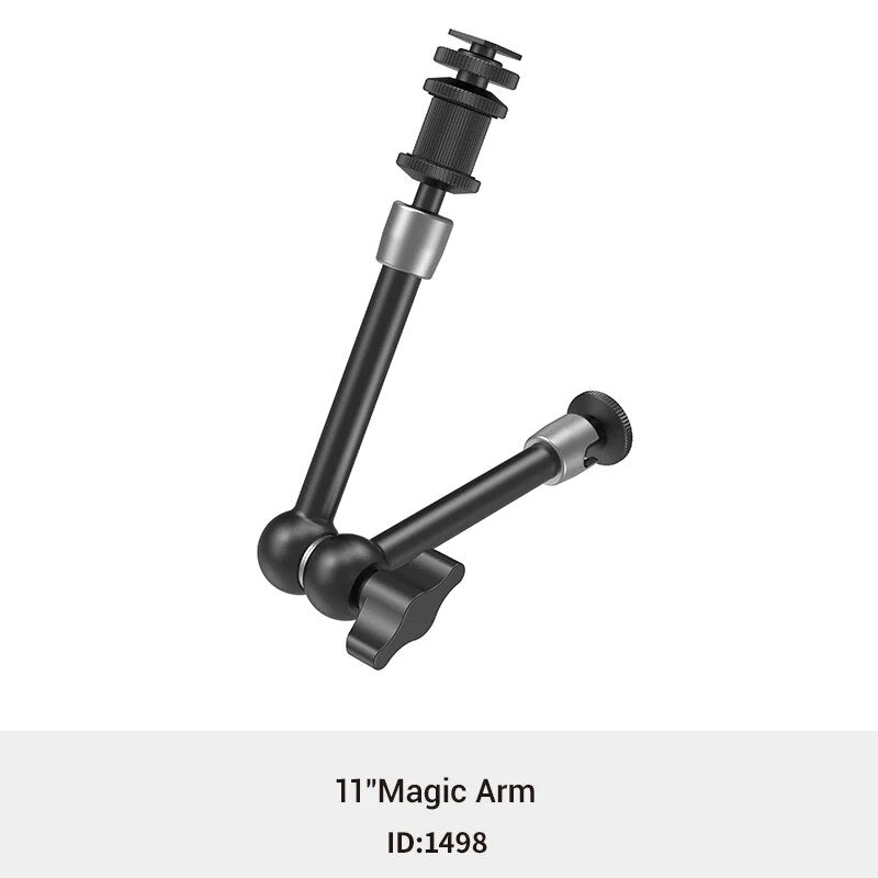 Smallrig câmera 5.5 polegadas braço articulando evf montagem microfone universal 1/4 "a 1/4" de alumínio braço mágico câmera 2065