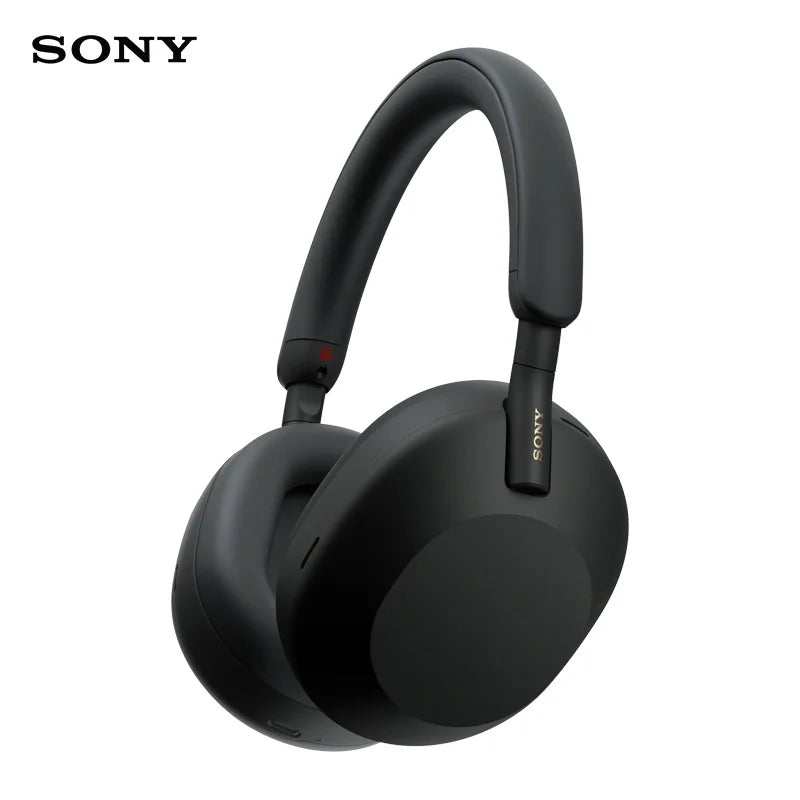 Sony-Auscultadores sem fios com cancelamento de ruído, auscultadores com microfone, chamada telefónica, Bluetooth, WH 1000XM5, WH-1000XM5