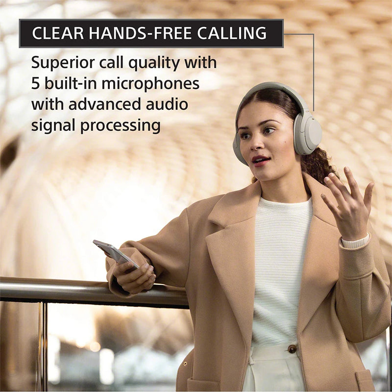 Sony-Wireless Noise Cancelamento Overhead Headphones, indústria levando, até 30 horas de vida útil da bateria, WH-1000XM4