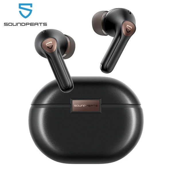 SoundPEATS-Fones de ouvido sem fio com som sem perda e voz AptX, conexão multiponto, detecção intra-auricular, Bluetooth 5.3, Air4 Pro
