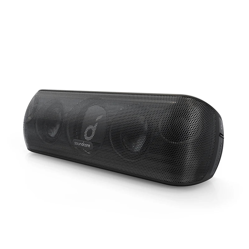 Soundcore by Anker Motion + Wireless HiFi caixa de som bluetooth portátil, 30W de som de alta resolução, Bass e Treble estendido