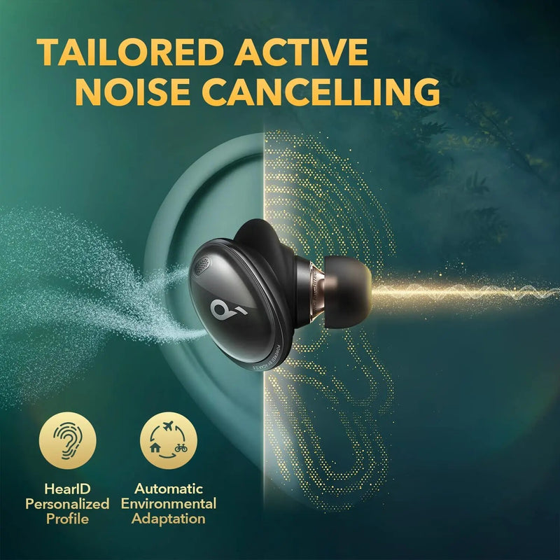 Soundcore liberty 3 pro tws bluetooth fone de ouvido sem fio verdadeiro ldac anc com acaa 2.0 hi-res áudio 6 microfones para chamada