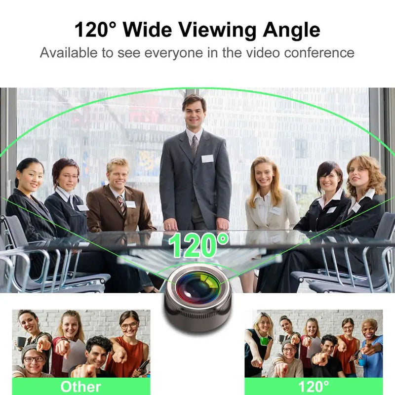 Spedal-C920Pro Webcam de ângulo largo, ângulo de 120 °, 1080P, Full HD com microfone, USB, reunião de videoconferência, laptop, Mac, PC