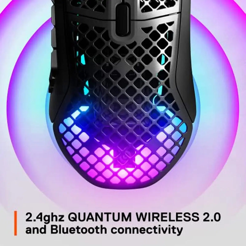 Steelseries aerox 9 ultra-leve sem fio gaming mouse 18000 cpi truemove ar sensor óptico 18 botões programáveis