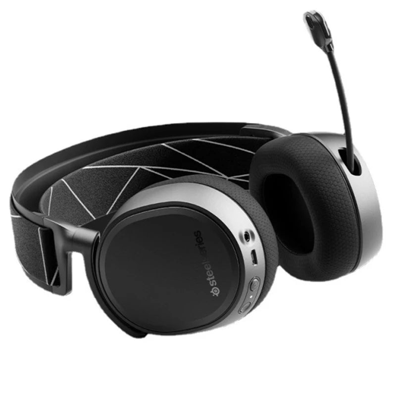 Steelseries arctis 9-headset para jogos sem fio, headset integrado, 2.4ghz, bluetooth, bateria com duração de 20 horas, e-games, 7.1