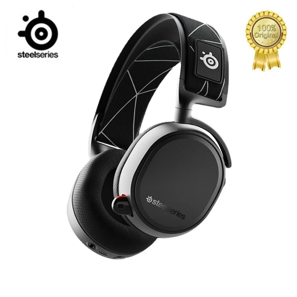 Steelseries arctis 9-headset para jogos sem fio, headset integrado, 2.4ghz, bluetooth, bateria com duração de 20 horas, e-games, 7.1