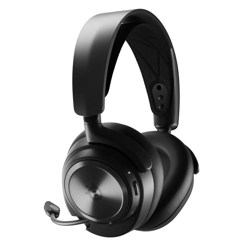 Steelseries arctis nova pro-fone de ouvido multisistema sem fio para jogos, com cancelamento de ruído ativo, mic, pc, ps5, ps4, switch, mobile, xbox
