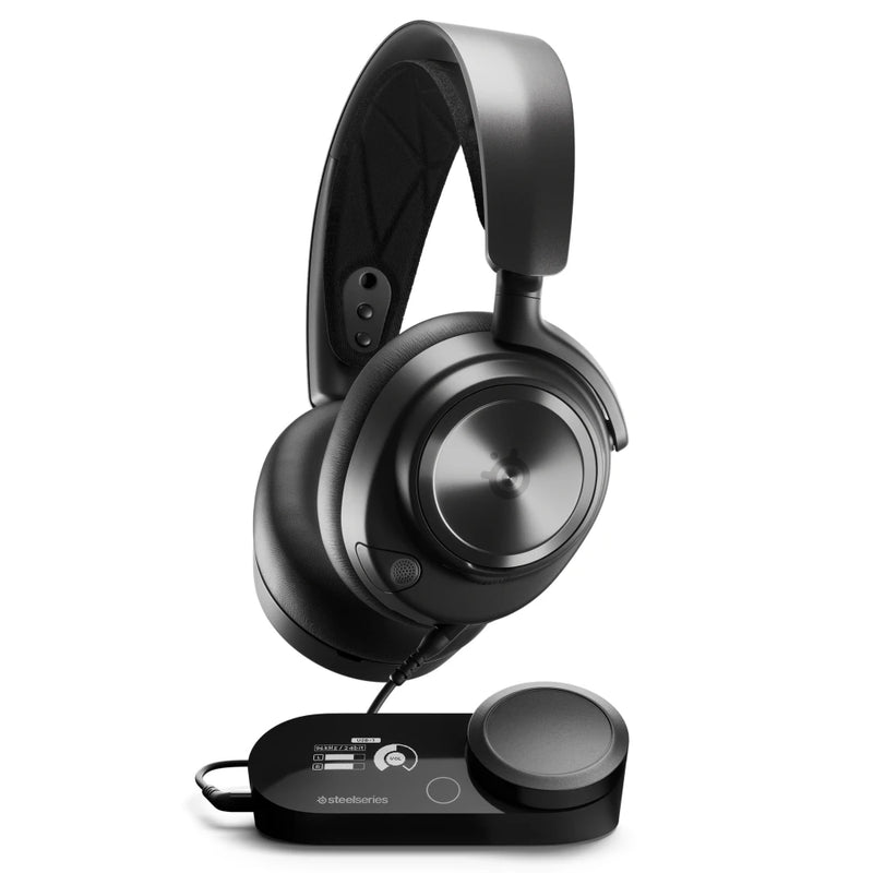 Steelseries arctis nova pro wired gaming headset alta-fidelty gamin áudio com multi-sistema conectar microfone pc, ps5, ps4