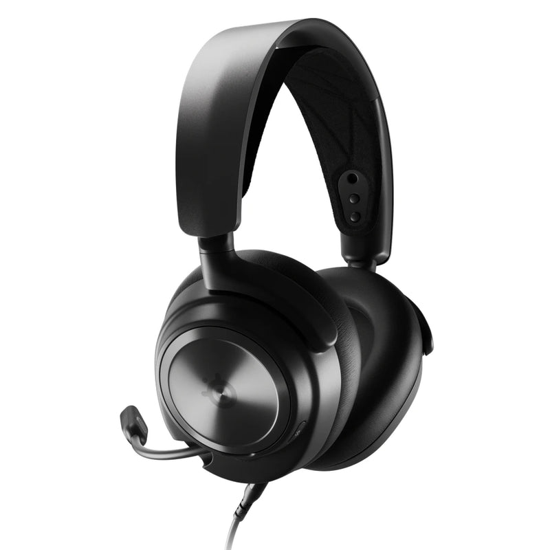 Steelseries arctis nova pro wired gaming headset alta-fidelty gamin áudio com multi-sistema conectar microfone pc, ps5, ps4