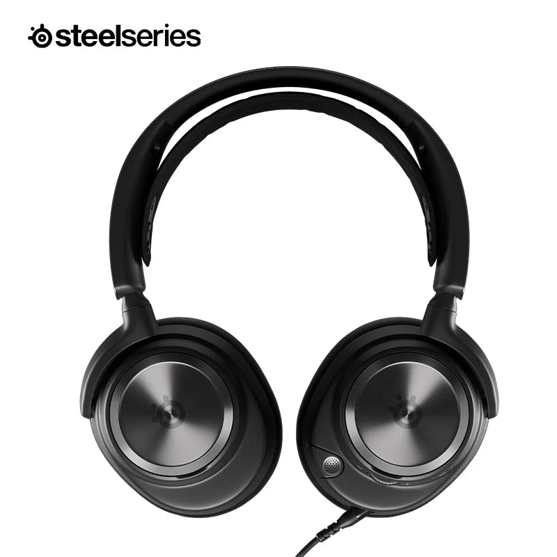 Steelseries arctis nova pro wired gaming headset alta-fidelty gamin áudio com multi-sistema conectar microfone pc, ps5, ps4
