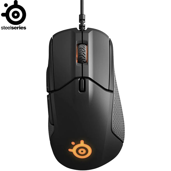 Steelseries rival 310 gaming mouse 12000 cpi truemove3 sensor de mouse óptico rachado gatilho botões rgb iluminação mouse