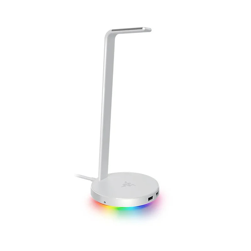 Suporte de auscultadores multifuncional Razer-chroma, luz RGB V2, HUB USB, suporte de metal, estação base, original