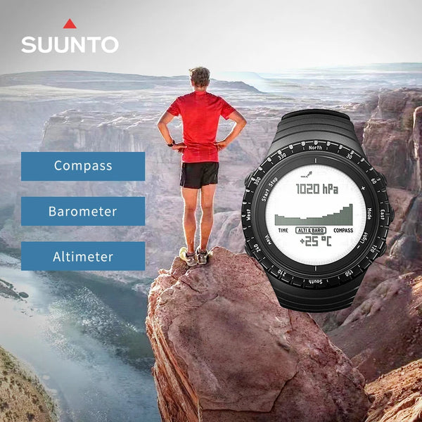 Suunto núcleo relógio inteligente com bússola barômetro altímetro medidor de profundidade tempestade aviso clássico relógio temperatura nascer do sol e pôr do sol