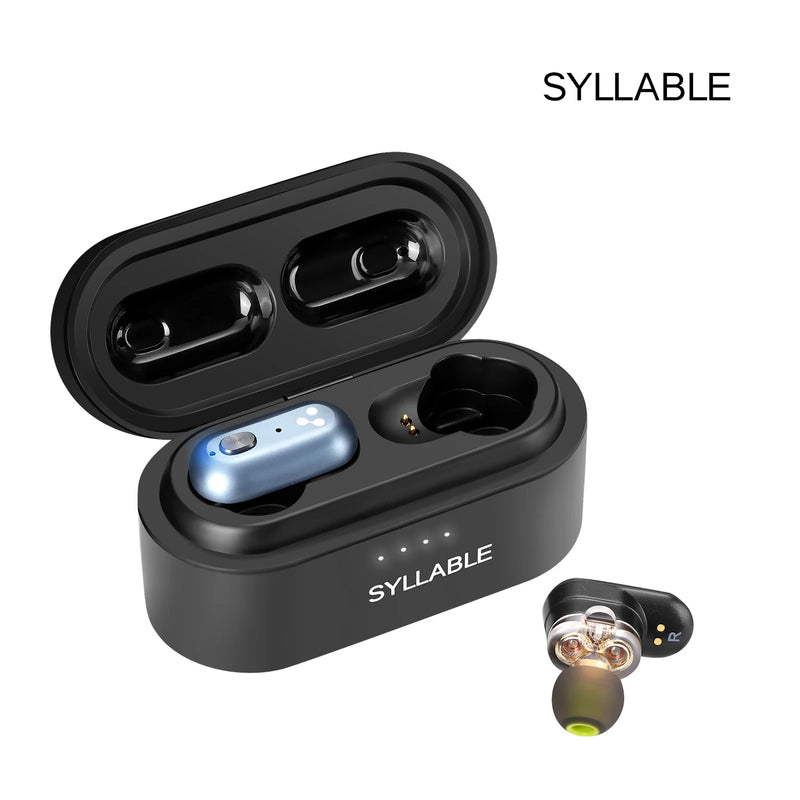 Syllable-s101 plus fones de ouvido, original, tvs, qcc3040, sem fio, estéreo, 12 horas