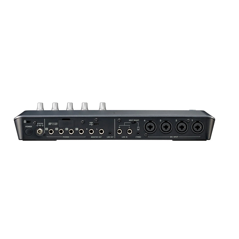 TASCAM-MIXCAST 4 Podcast Station, gravador embutido, interface de áudio USB para transmissão ao vivo, produção de eventos ou voz sobre
