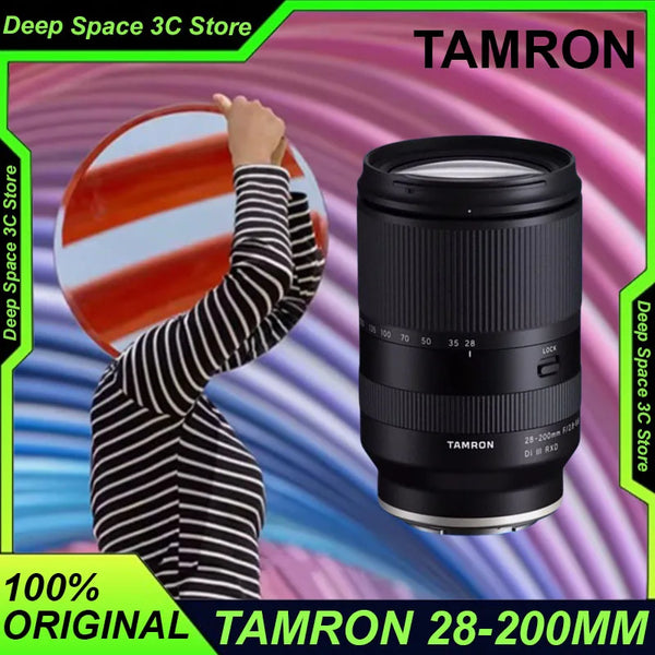 Tamron 28-200mm a071 lente de câmera sony lente de zoom de câmera sem espelho para quadro completo sony e-port acessórios de câmera personalizados