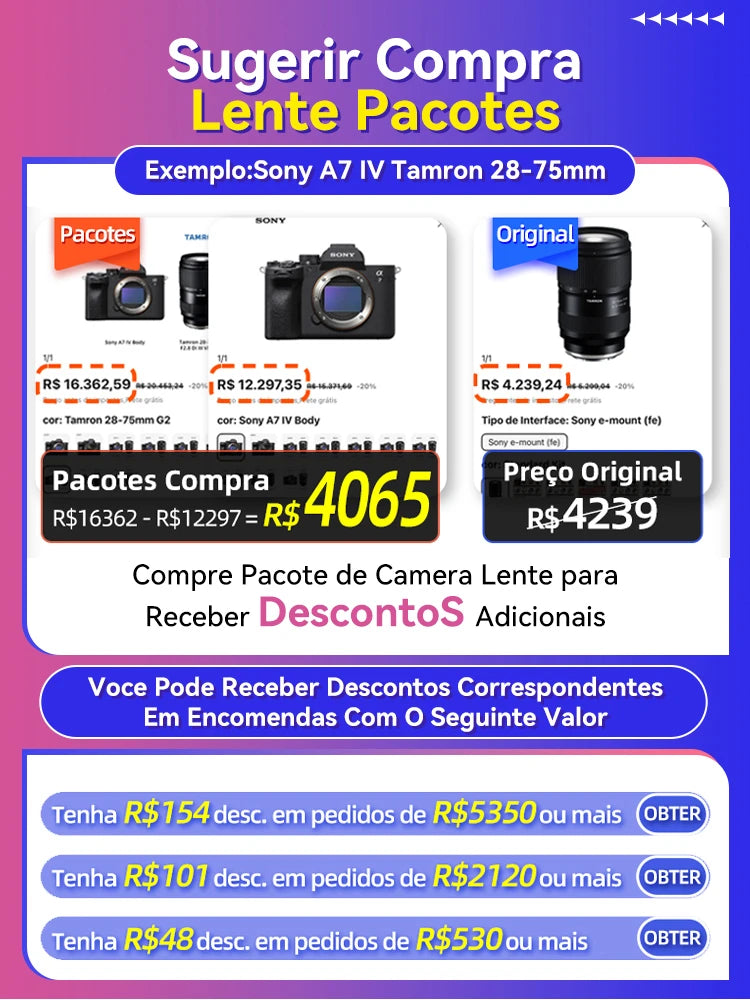 Tamron-Lente de câmera grande angular sem espelho, 17-70mm, F2.8 Di III I-A, VC, RXD, APS-C, Sony A6700, ZVE10, Fujifilm XT4, XT30, XS10