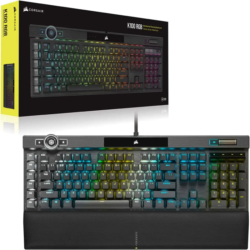 Teclado Gaming CORSAIR-RGB Series, K100