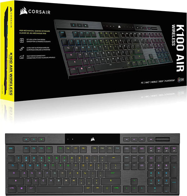 Teclado Gaming CORSAIR-RGB Series, K100