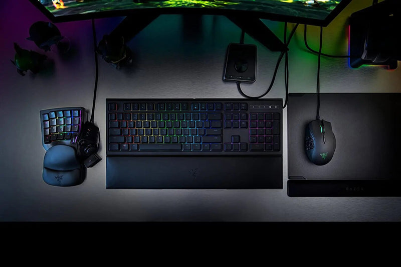 Teclado Gaming Razer-Tartarus V2, Interruptores de Chave Mecha-Membrana, Chroma Personalizável, Iluminação RGB, Macros Programáveis