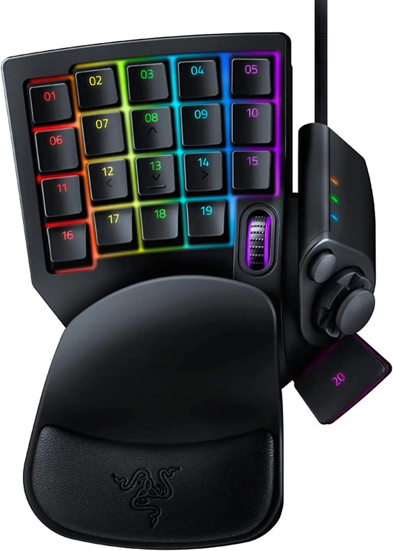 Teclado Gaming Razer-Tartarus V2, Interruptores de Chave Mecha-Membrana, Chroma Personalizável, Iluminação RGB, Macros Programáveis