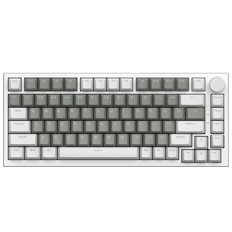 Teclado mecânico do tubarão do ataque com botão, Junta AJAZZ AK820, Espuma de 5 camadas, Interruptor Linear Hot-Swap, 75% Layout ANSI