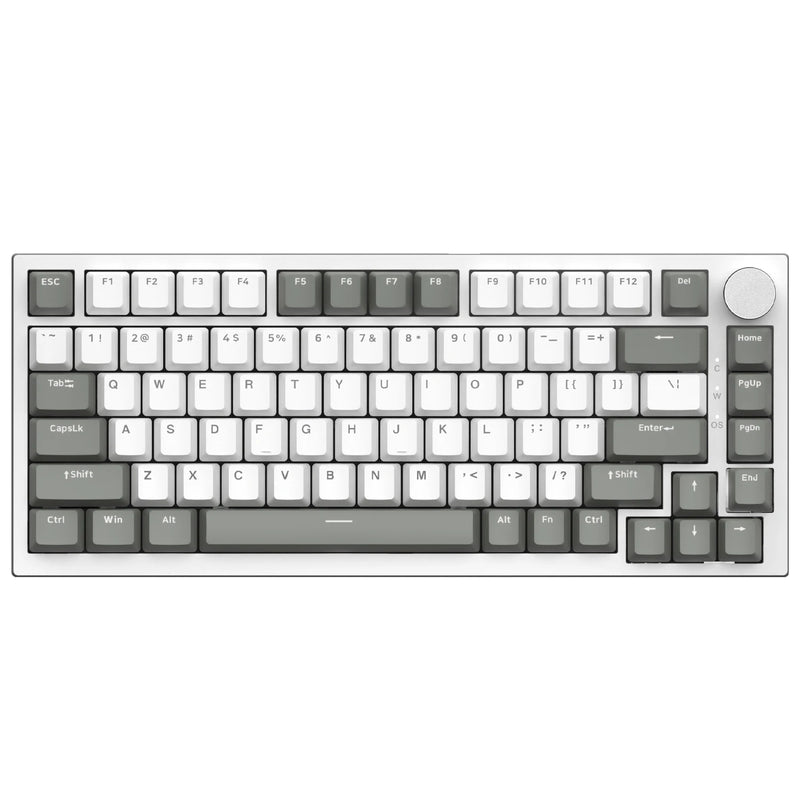 Teclado mecânico do tubarão do ataque com botão, Junta AJAZZ AK820, Espuma de 5 camadas, Interruptor Linear Hot-Swap, 75% Layout ANSI