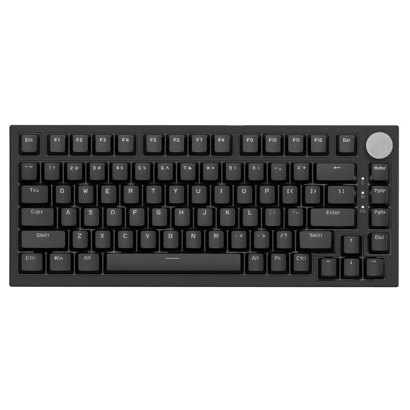 Teclado mecânico do tubarão do ataque com botão, Junta AJAZZ AK820, Espuma de 5 camadas, Interruptor Linear Hot-Swap, 75% Layout ANSI