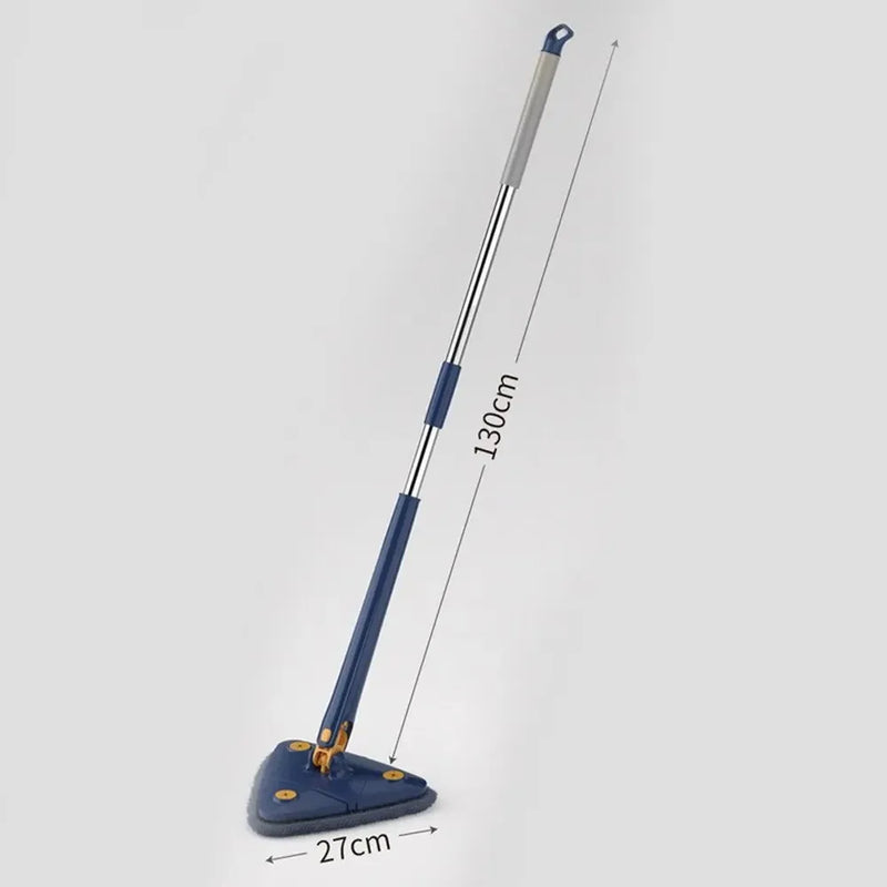 Telescópico Triângulo Mop 360 ° Rotatable Spin Cleaning Mop Ajustável Squeeze Molhado e Seco Uso Absorção de Água Home Floor Tools