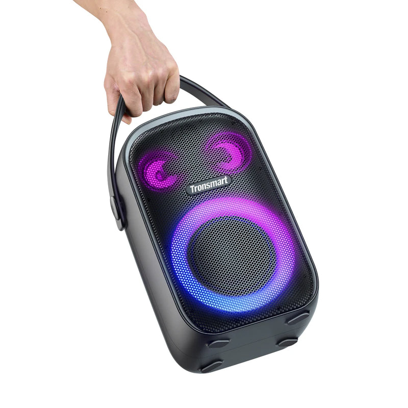 Tronsmart-Halo 100 Bluetooth Speaker, 3-Way Sound System, Dual Audio Modes, App Control, Karaoke, Party, 110