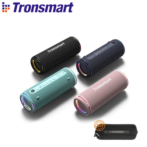 Tronsmart-T7 Lite Alto-falante Bluetooth portátil, graves aprimorados, reprodução 24H, controle APP, alto-falante impermeável IPX7 para acampar