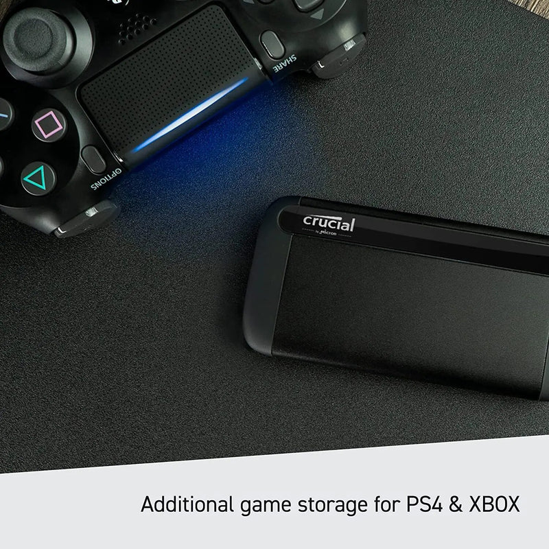 Unidade de estado sólido externa crucial, SSD portátil até 1050 mbps, USB 3.2, USB-C, USB-A, X8, 1TB, 2TB, original