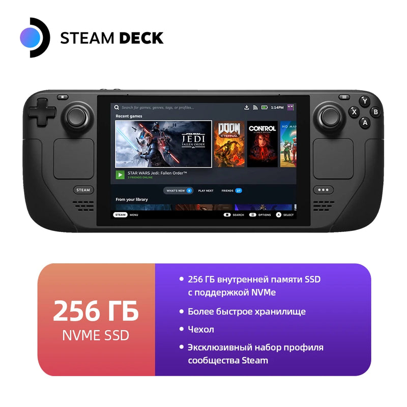 Игровая консоль Vapor Deck 64 256 Console de 512 GB