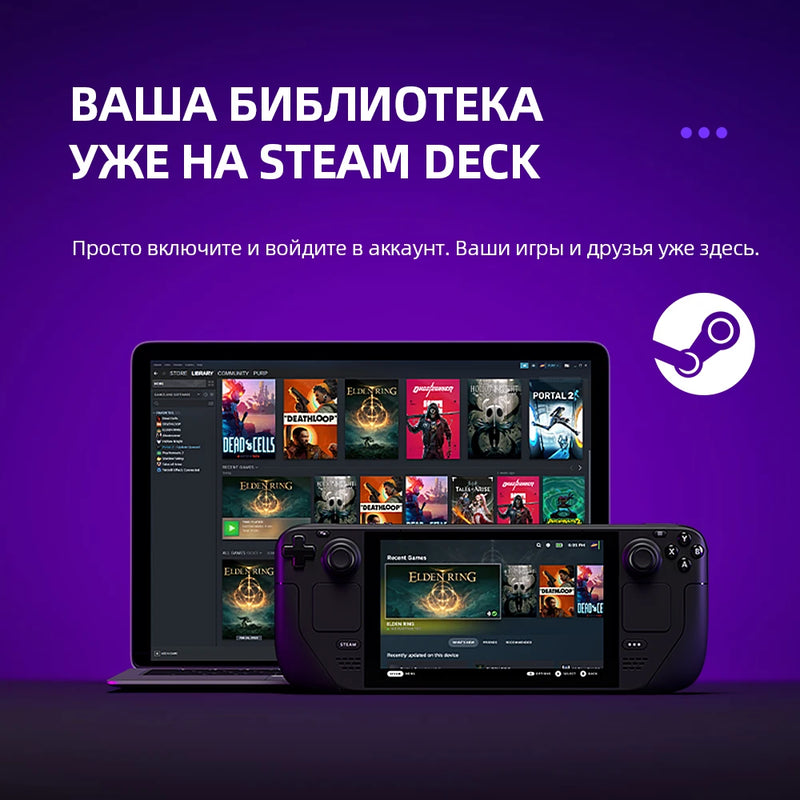 Игровая консоль Vapor Deck 64 256 Console de 512 GB