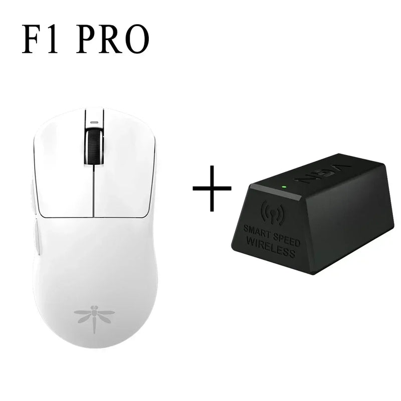 Vgn Dragonfly F1 Wireless Gaming Mouse, Dual-Mode, Moba Pro Max, 4K, 2.4g Wired Lightweight, PC, MAC Gift, E-sports