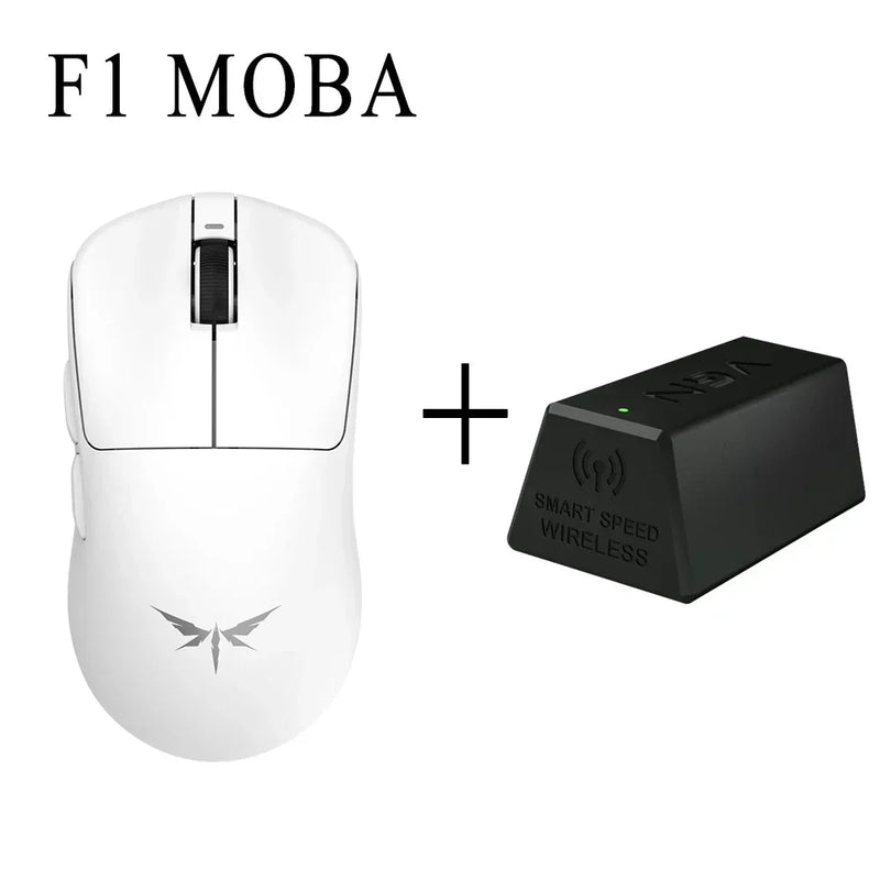 Vgn Dragonfly F1 Wireless Gaming Mouse, Dual-Mode, Moba Pro Max, 4K, 2.4g Wired Lightweight, PC, MAC Gift, E-sports