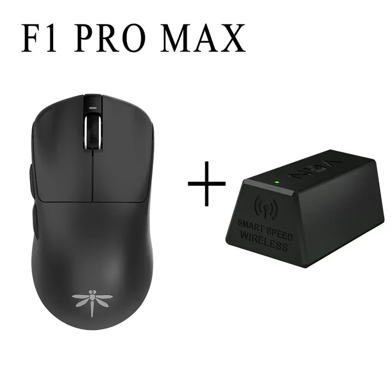 Vgn Dragonfly F1 Wireless Gaming Mouse, Dual-Mode, Moba Pro Max, 4K, 2.4g Wired Lightweight, PC, MAC Gift, E-sports
