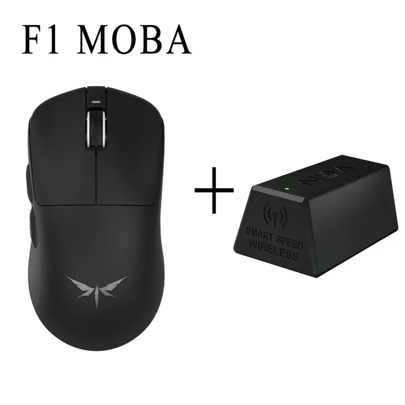 Vgn Dragonfly F1 Wireless Gaming Mouse, Dual-Mode, Moba Pro Max, 4K, 2.4g Wired Lightweight, PC, MAC Gift, E-sports