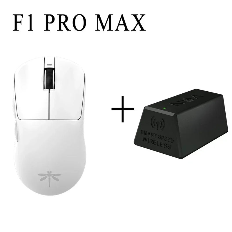 Vgn Dragonfly F1 Wireless Gaming Mouse, Dual-Mode, Moba Pro Max, 4K, 2.4g Wired Lightweight, PC, MAC Gift, E-sports