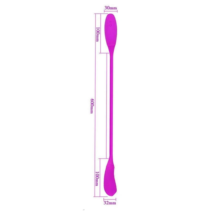 Vibrador Duplo Recarregável para Adultos, 7 Velocidades, Double Head Jump Egg, Dildo Bullet, Plug Anal Anal, Brinquedo Sexual para Casal, Homens e Mulheres