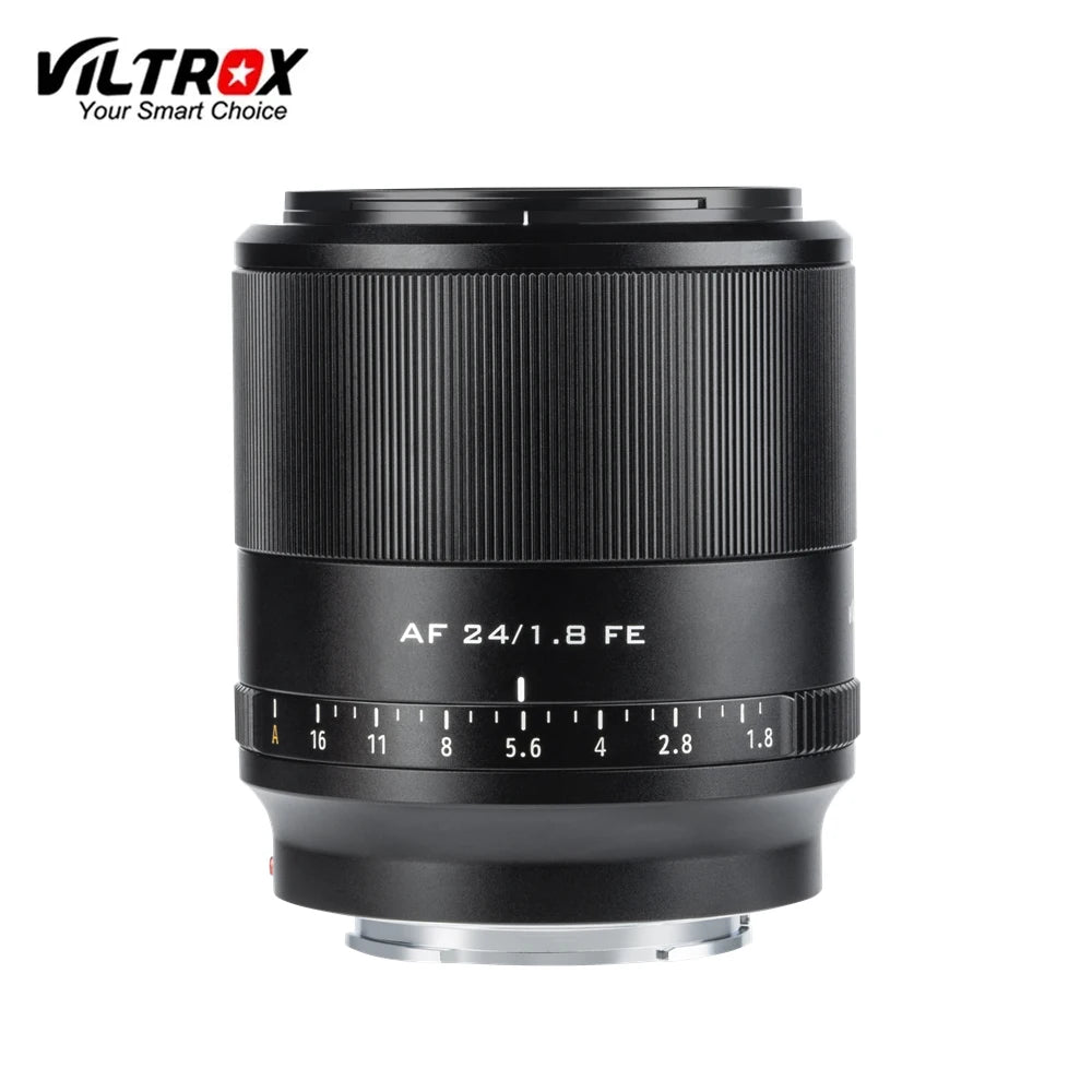 Viltrox-FE lente grande angular AF Full Frame, lente para câmera sem espelho Sony E Mount, A7, A6500, A6300, A7R3, A7M3, A7M33, 24mm, F 1.8, F1.8