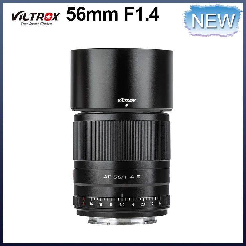 Viltrox Ultra Wide Angle Camera Lens, APS-C Lens para Sony E-Mount, A6400, A7III, A7R, 13mm, 23mm, 33mm, 56mm, F1.4, Sony E Auto Focus