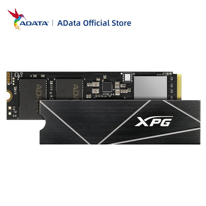 XPG ADATA-Unidade Interna de Estado Sólido, Lâmina Gammix S70, 2TB PCIe Gen4x4 M.2 2280 SSD, Preto, Dissipador De Calor, Processamento Gráfico 3D H