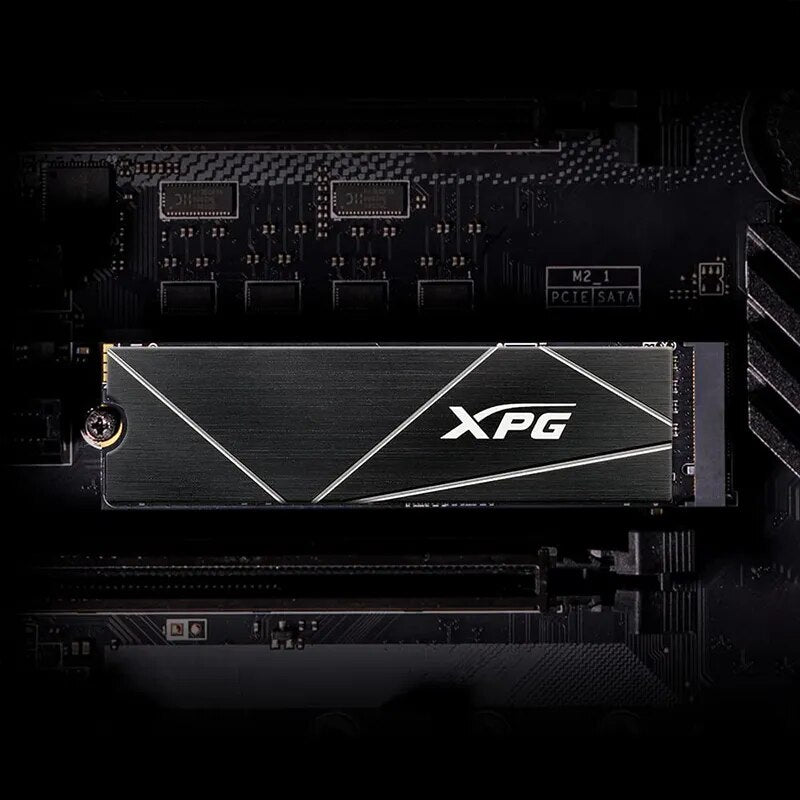 XPG ADATA-Unidade Interna de Estado Sólido, Lâmina Gammix S70, 2TB PCIe Gen4x4 M.2 2280 SSD, Preto, Dissipador De Calor, Processamento Gráfico 3D H