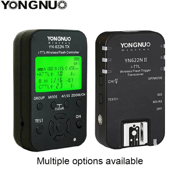 Yongnuo yn622n ii YN622N-TX yn622n kit i-tll flash sem fio gatilho transceptor para câmera nikon para yongnuo yn565 yn568 flash